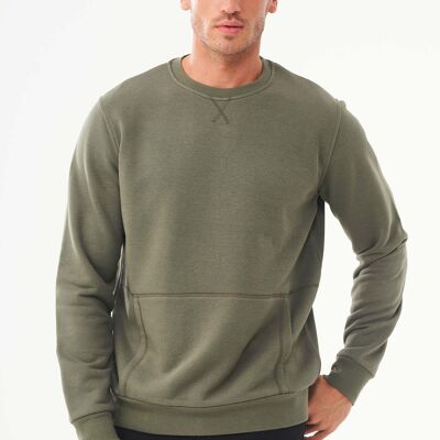 Sudadera de algodón orgánico y modal con poliéster reciclado