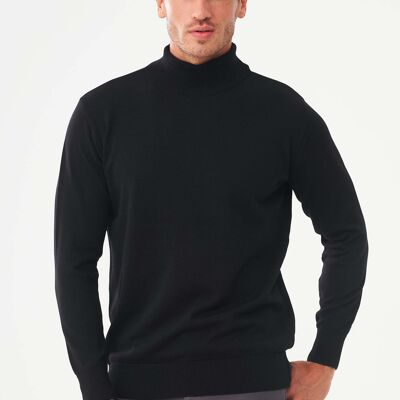 Jersey de cuello vuelto de algodón orgánico