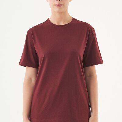 TILLO- Camiseta básica unisex de algodón orgánico