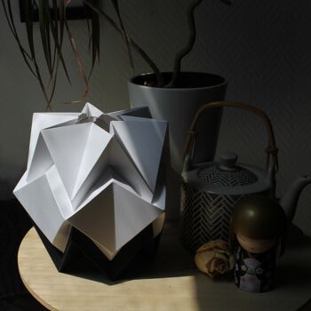 Lampe de table Origami Bicolore - S - Black 2