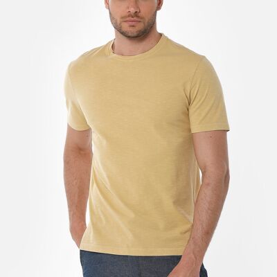 Natural Garment Dyed T-Shirt made from organic cotton