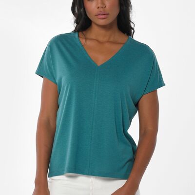 T-shirt en lyocell TENCEL™ et coton biologique