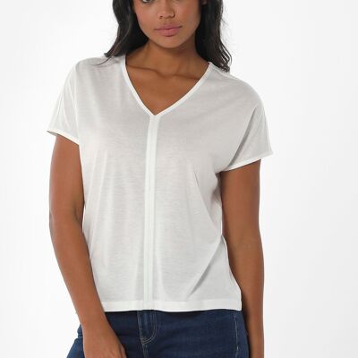 T-shirt en lyocell TENCEL™ et coton biologique