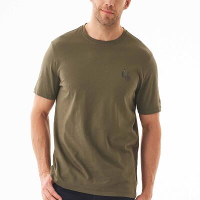 Organic cotton T-shirt with bicycle print
