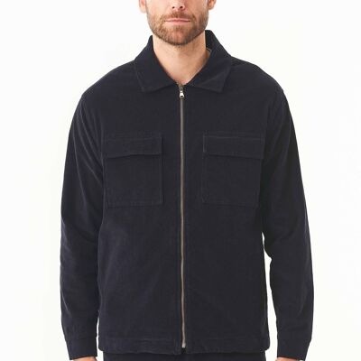 Sobrecamisa de pana con cremallera completa confeccionada en algodón orgánico