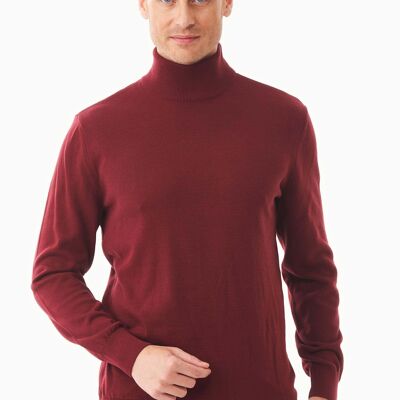 Maglia dolcevita in cotone biologico