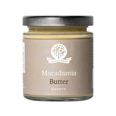Geschmeidige Macadamia Butter