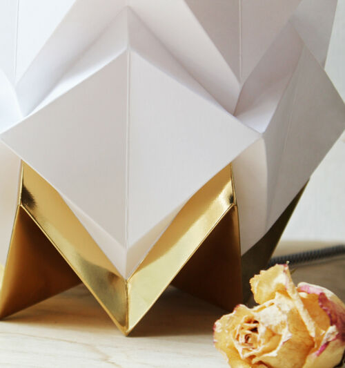Lampe de table Origami Bicolore - S - Gold