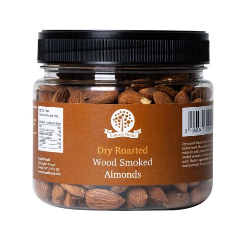 Dry Roasted Wood Smoked Almonds