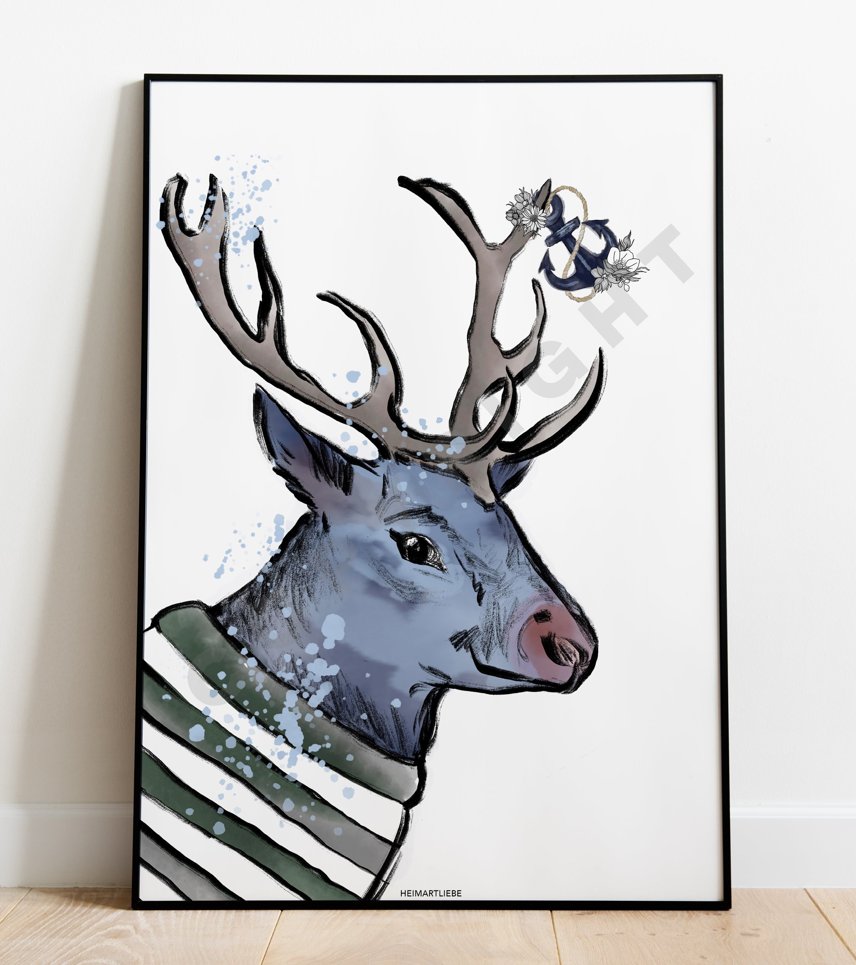 STAMPA - CERVO ANCORA