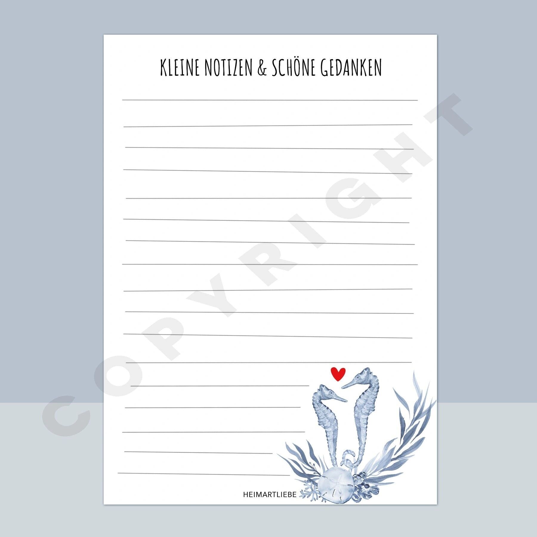 BLOCCO NOTE A6 - PICCOLE NOTE E BELLI PENSIERI