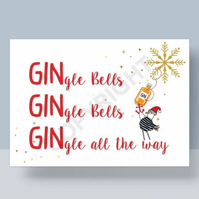 POSTAL DE NAVIDAD - GINGle GINgle GINgle hasta el final