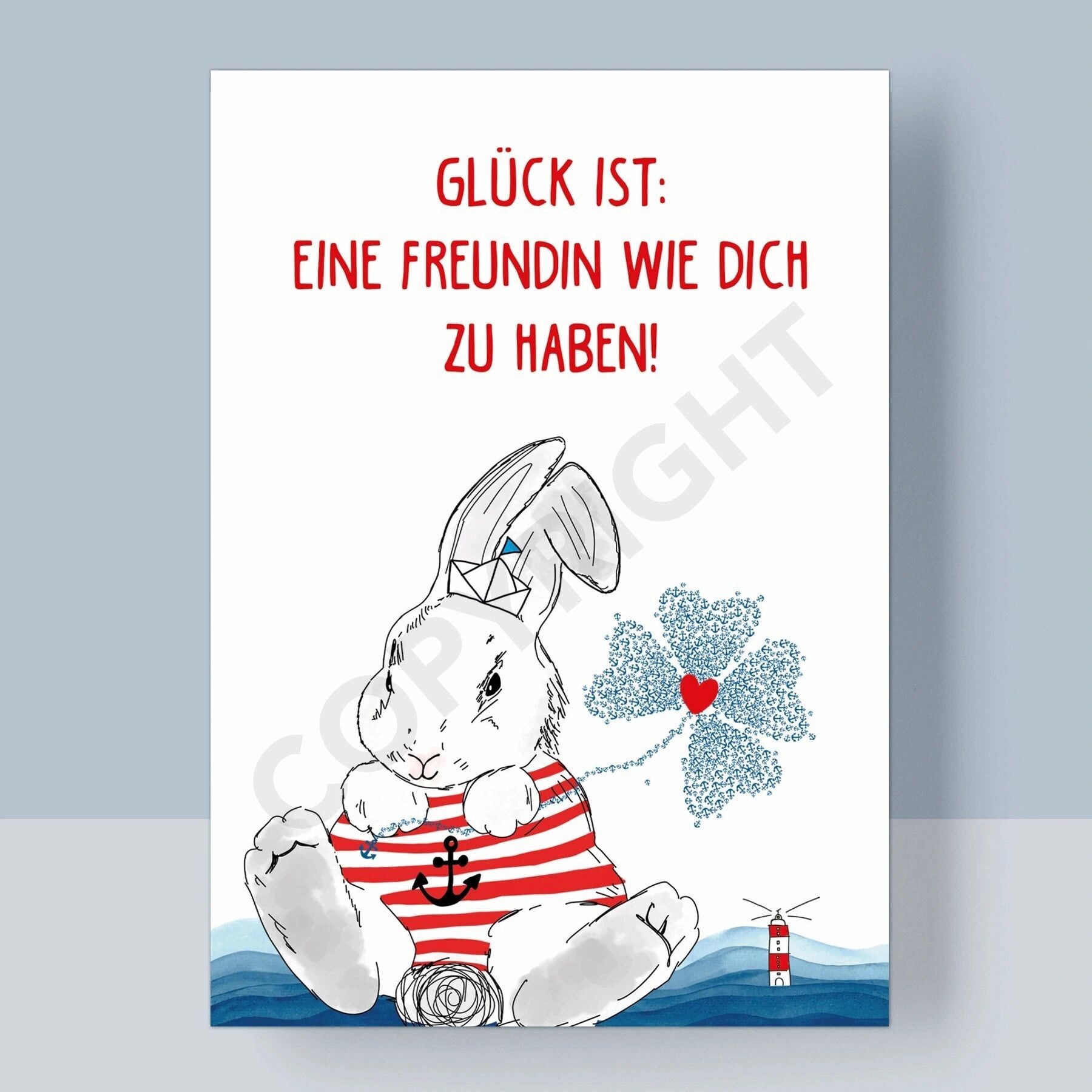 CARTOLINA - LA FELICITÀ È: AVERE UN AMICO COME TE