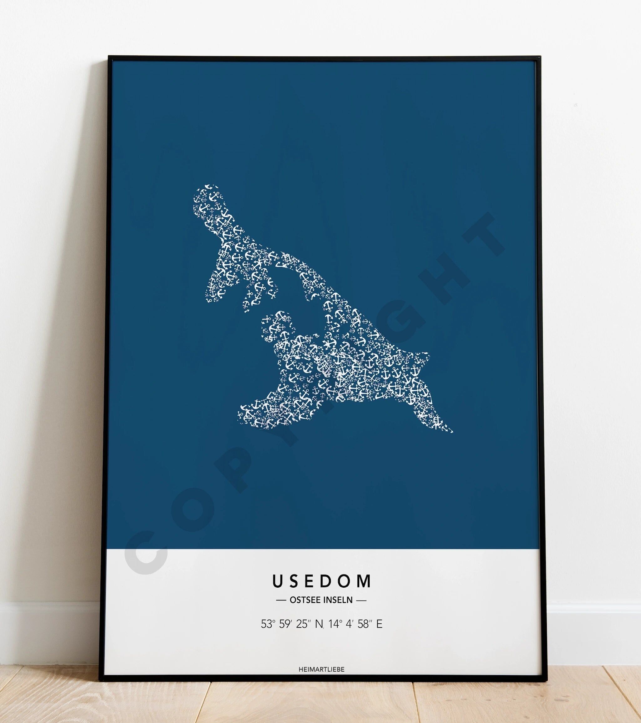 STAMPA - ISOLA DI ANCORAGGIO DI USEDOM