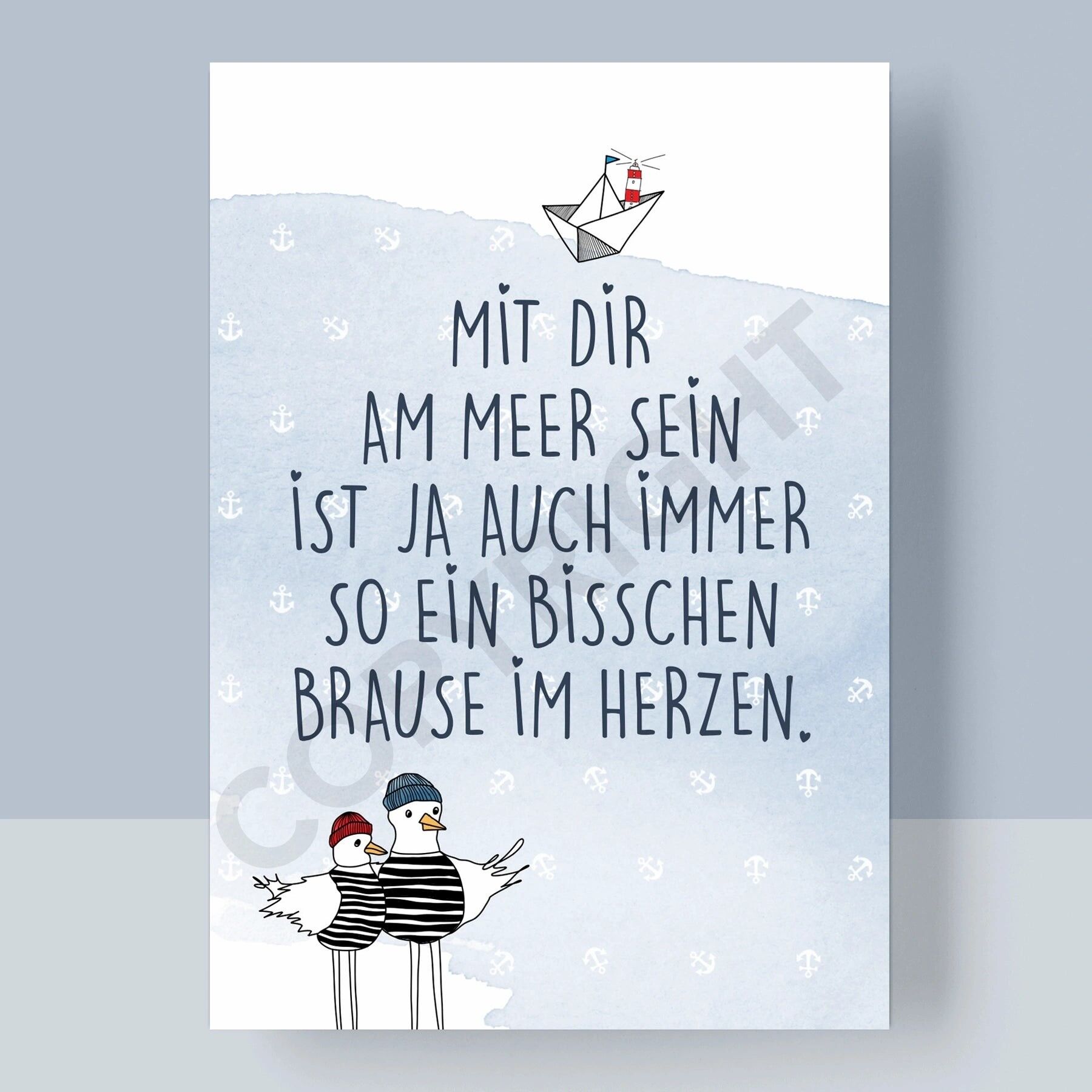 CARTOLINA - RESPIRO NEL CUORE