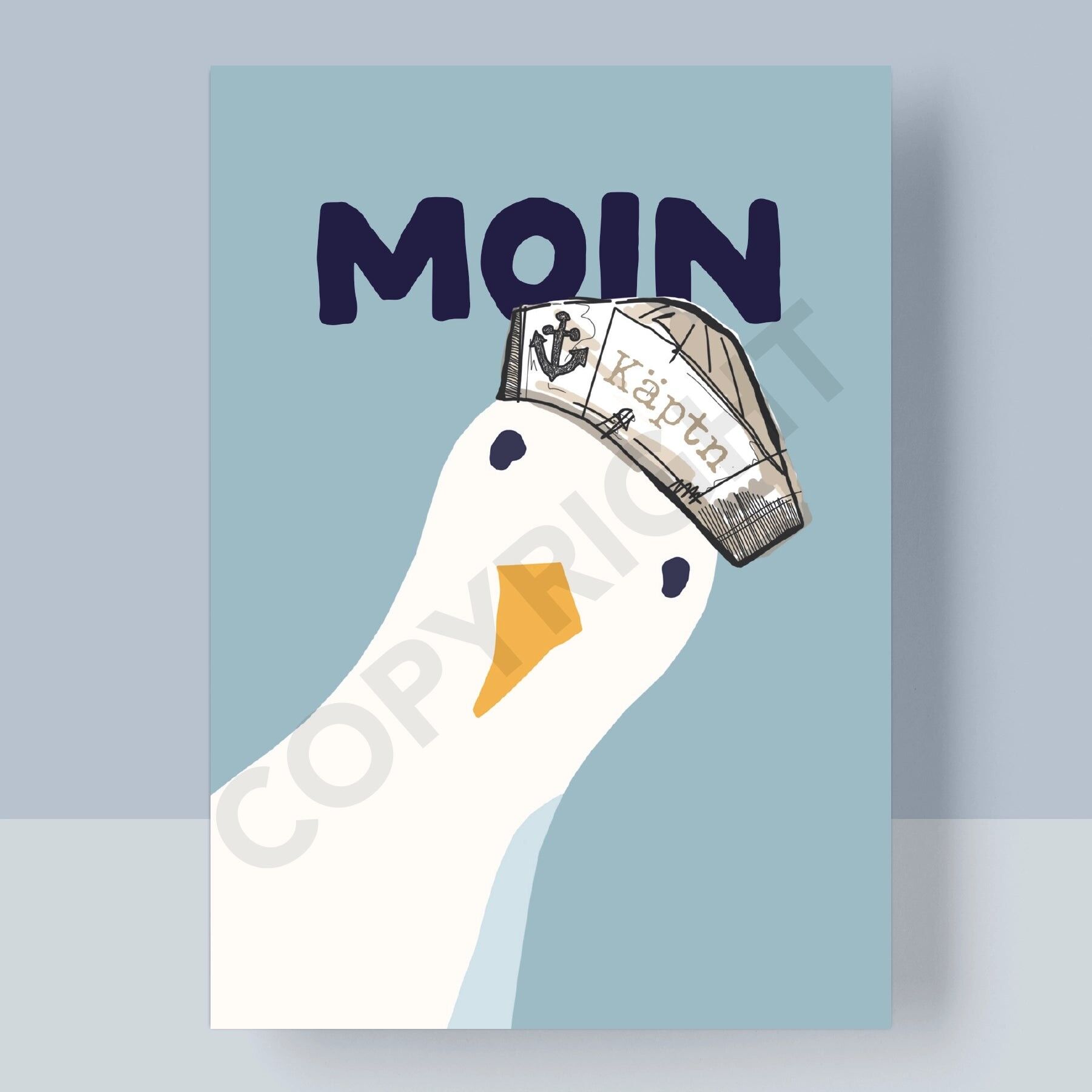 CARTOLINA - CAPITANO MOIN