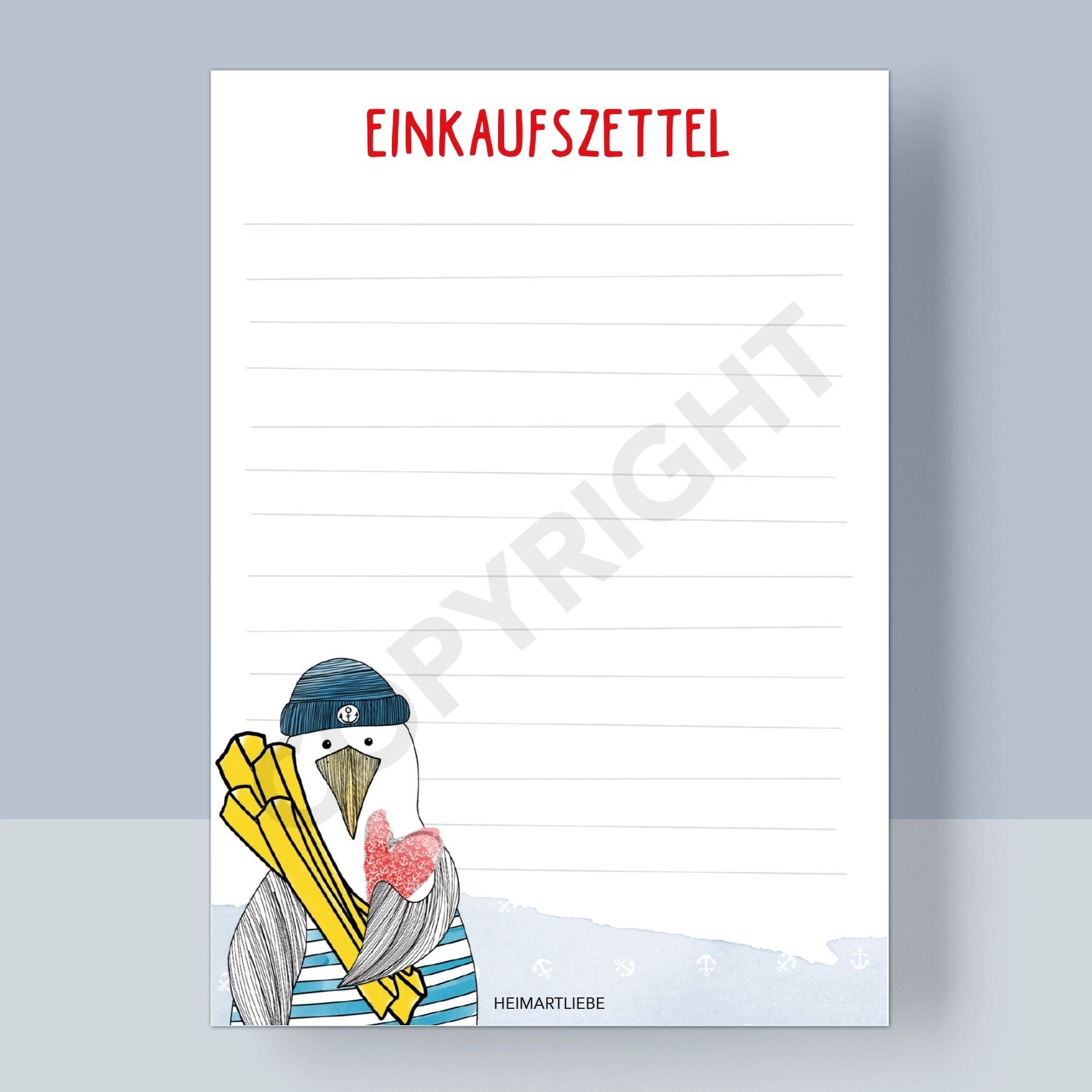 BLOCCO NOTE A6 - NOTE PER LA SPESA