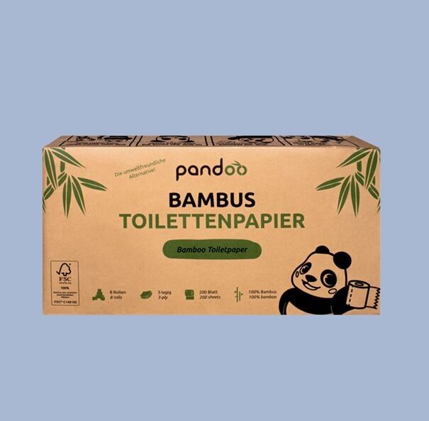 carta igienica | 100% bambù | 3 veli | imballaggio senza plastica