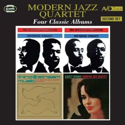 CD Modern Jazz Quartet - Quattro album classici (European Concert Vols 1 & 2 / Third Stream Music / Lonely Woman)