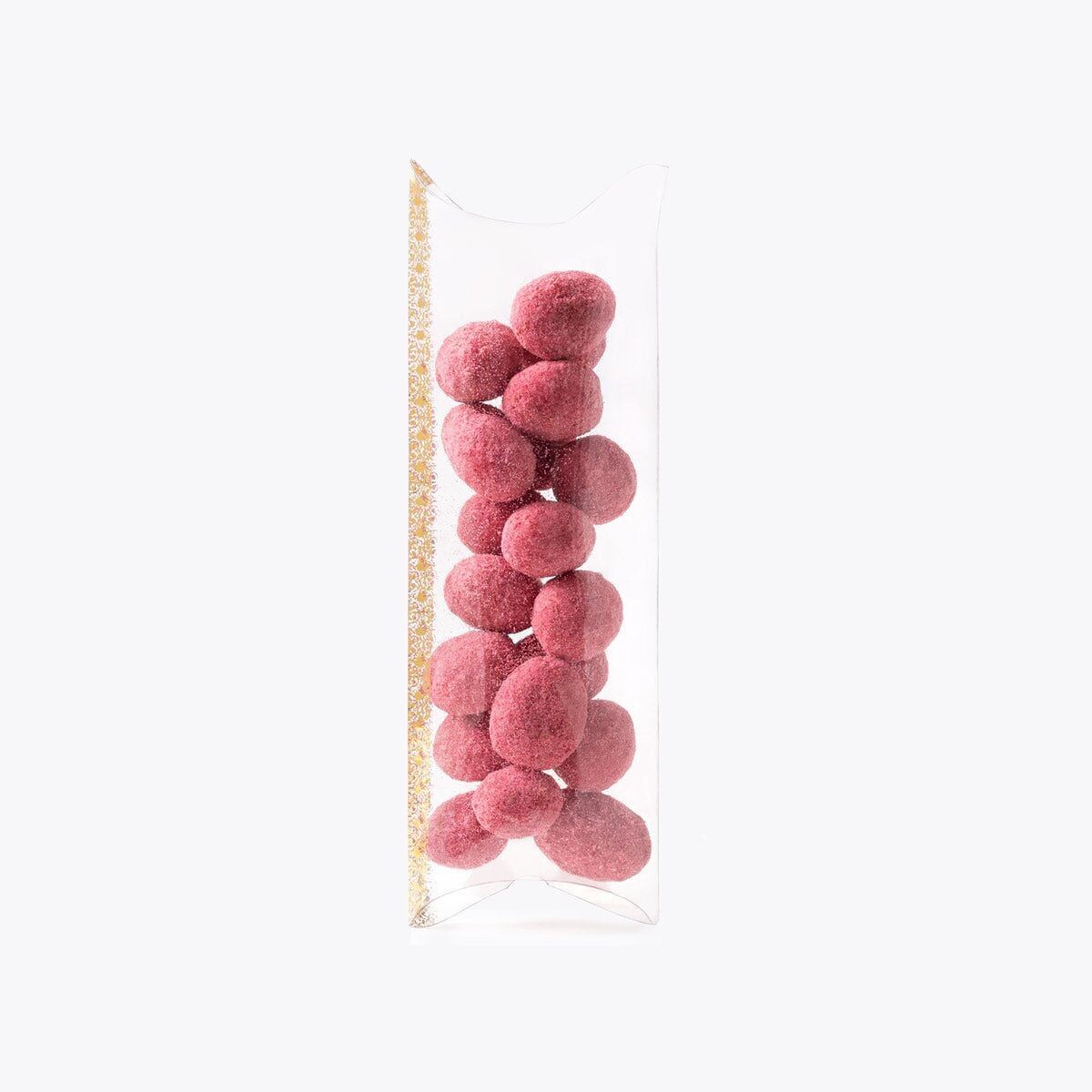 Amandes à la framboise - Caisse 100g