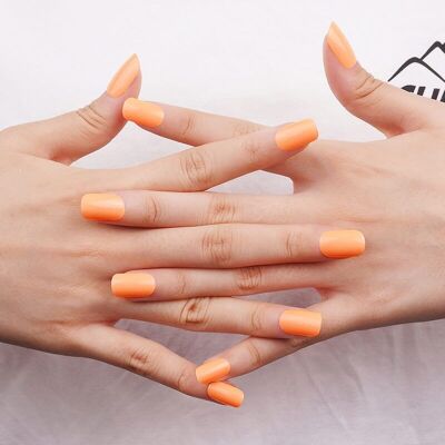 Feuilles de Gel - Orange Glow - Nooves Nails