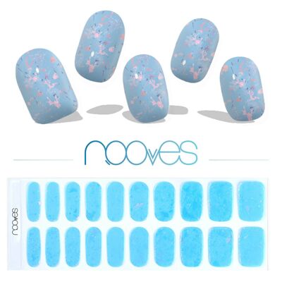 Feuilles de Gel - Bleu Artic - Nooves Nails