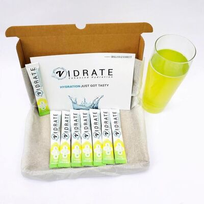 ViDrate Originals - Paquete de 8 sobres de lima limón y menta