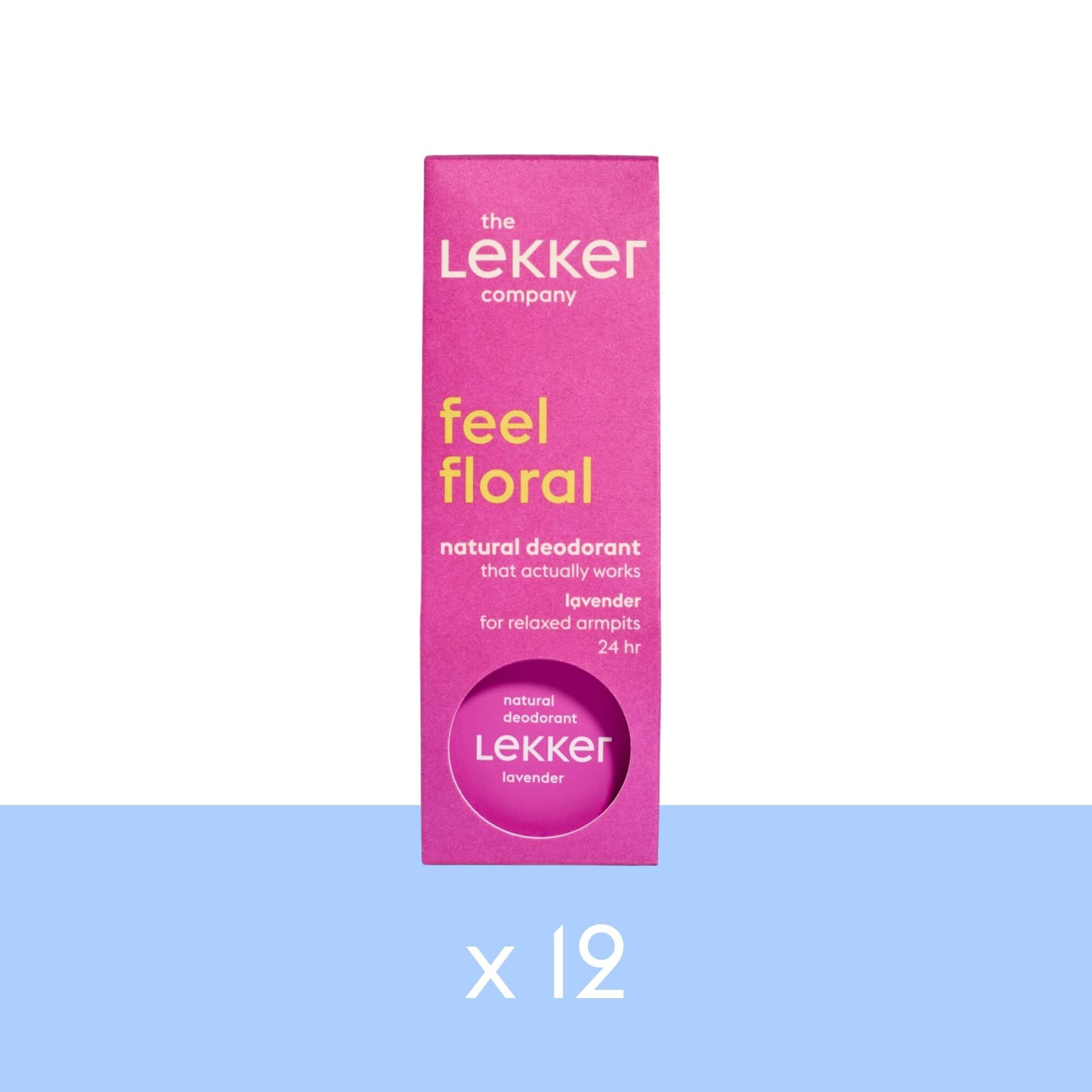 Desodorante de lavanda (x12)