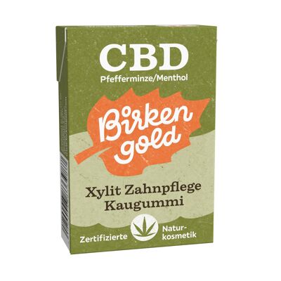 Chicle Birkengold CBD sin plástico