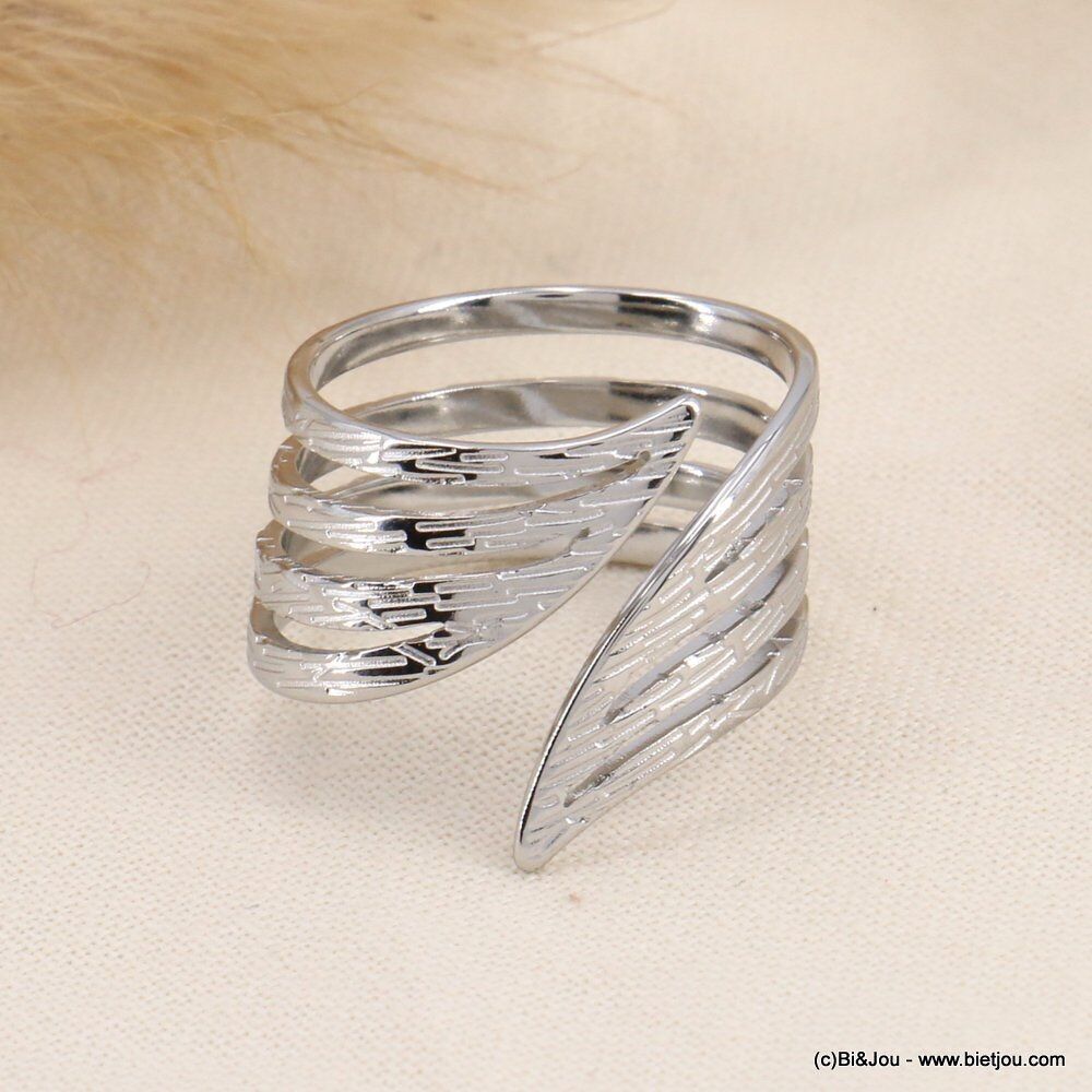 Anello moderno aperto in acciaio inossidabile 0423114