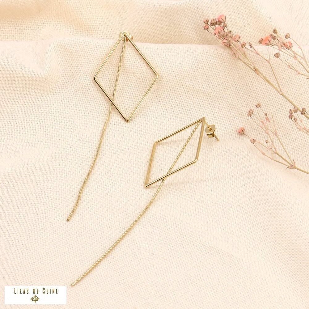 Orecchini pendenti aquilone in acciaio 0323145