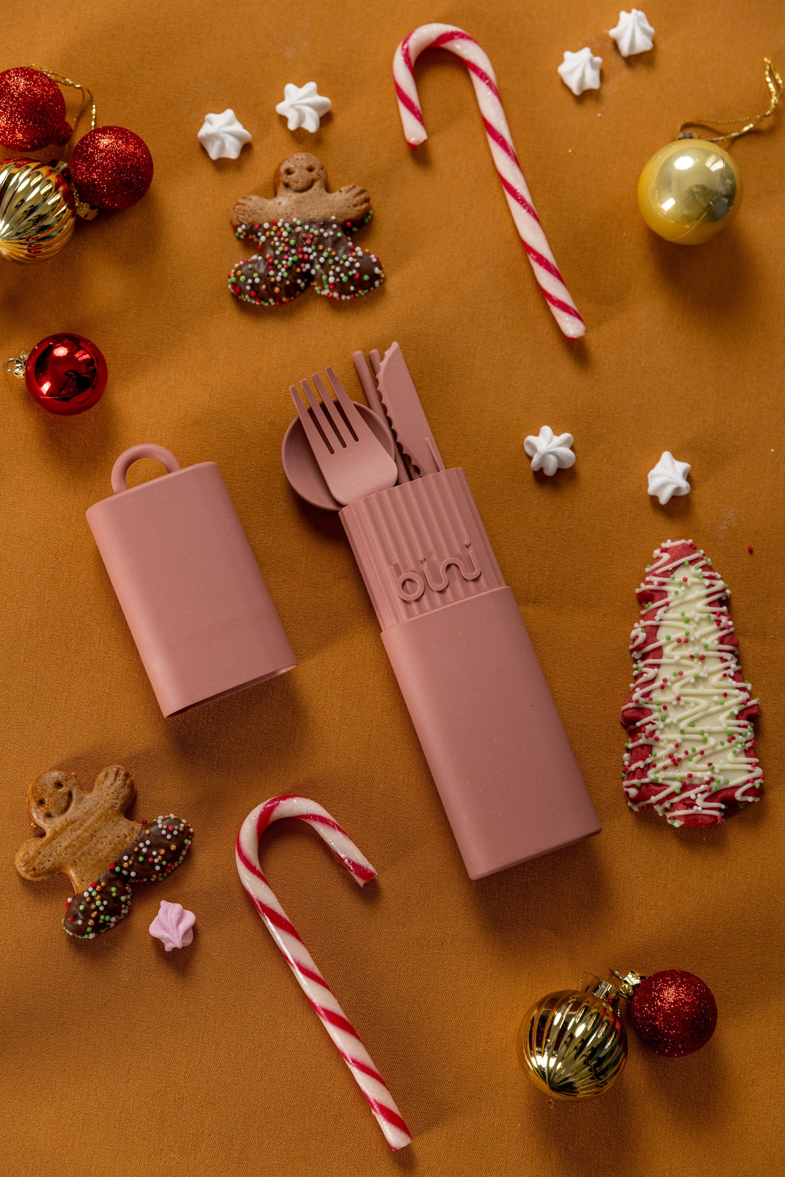 Bini Blush – Wiederverwendbares und tragbares Besteck aus biologisch abbaubaren Materialien