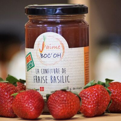 Confiture FRAISE BASILIC