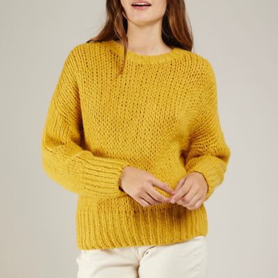 PALAZZO - Chunky knit and mohair sweater
