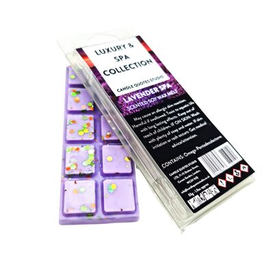 Lavender Spa Highly Scented Wax Melt Snap Bar