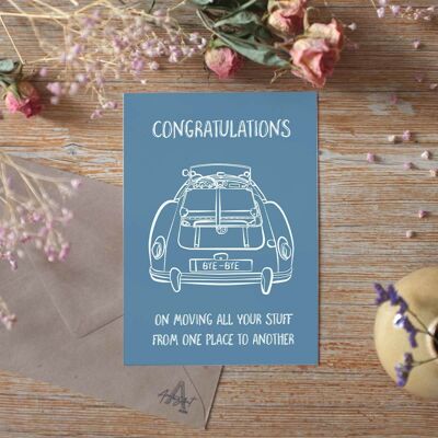 Congratulations on Moving - Greeting Card