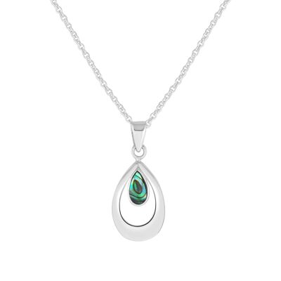 Collana graziosa a goccia in abalone