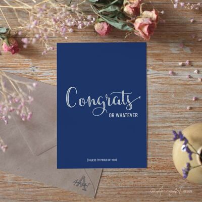 Congratulazioni o altro - Biglietto di auguri