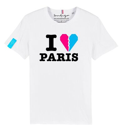T-sheart I Love Paris - blanc