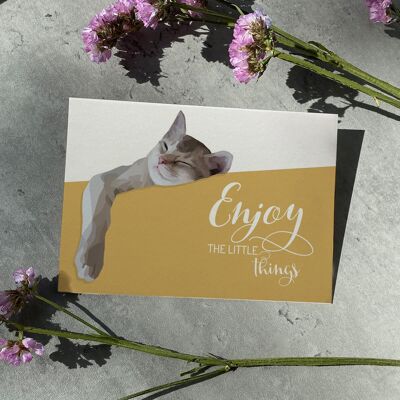 Enjoy the Little Things - Greeting Card