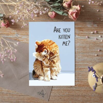 Kitten Me - Greeting Card