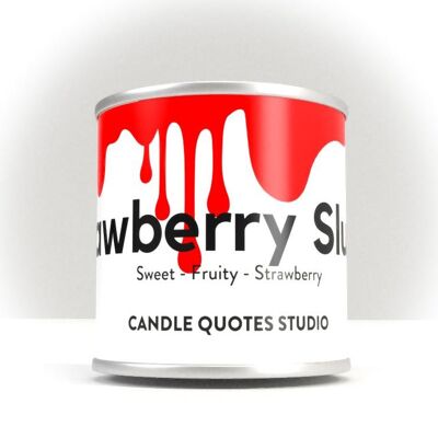 Strawberry Slushie Woodwick Tin Scented Candle