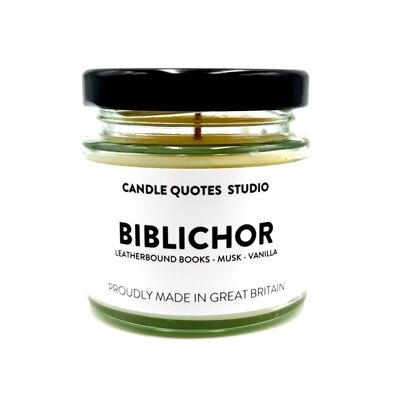 Book Lovers Inspired Scented Library Literary Candle