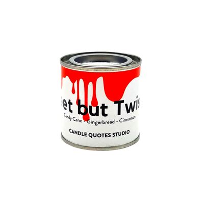 Sweet but Twisted Christmas WoodWick Tin Candle