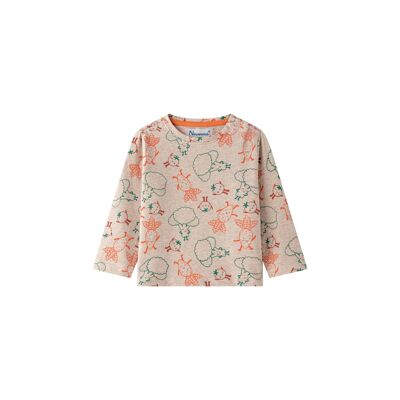 Baby Boy Long Sleeve Printed T-Shirt