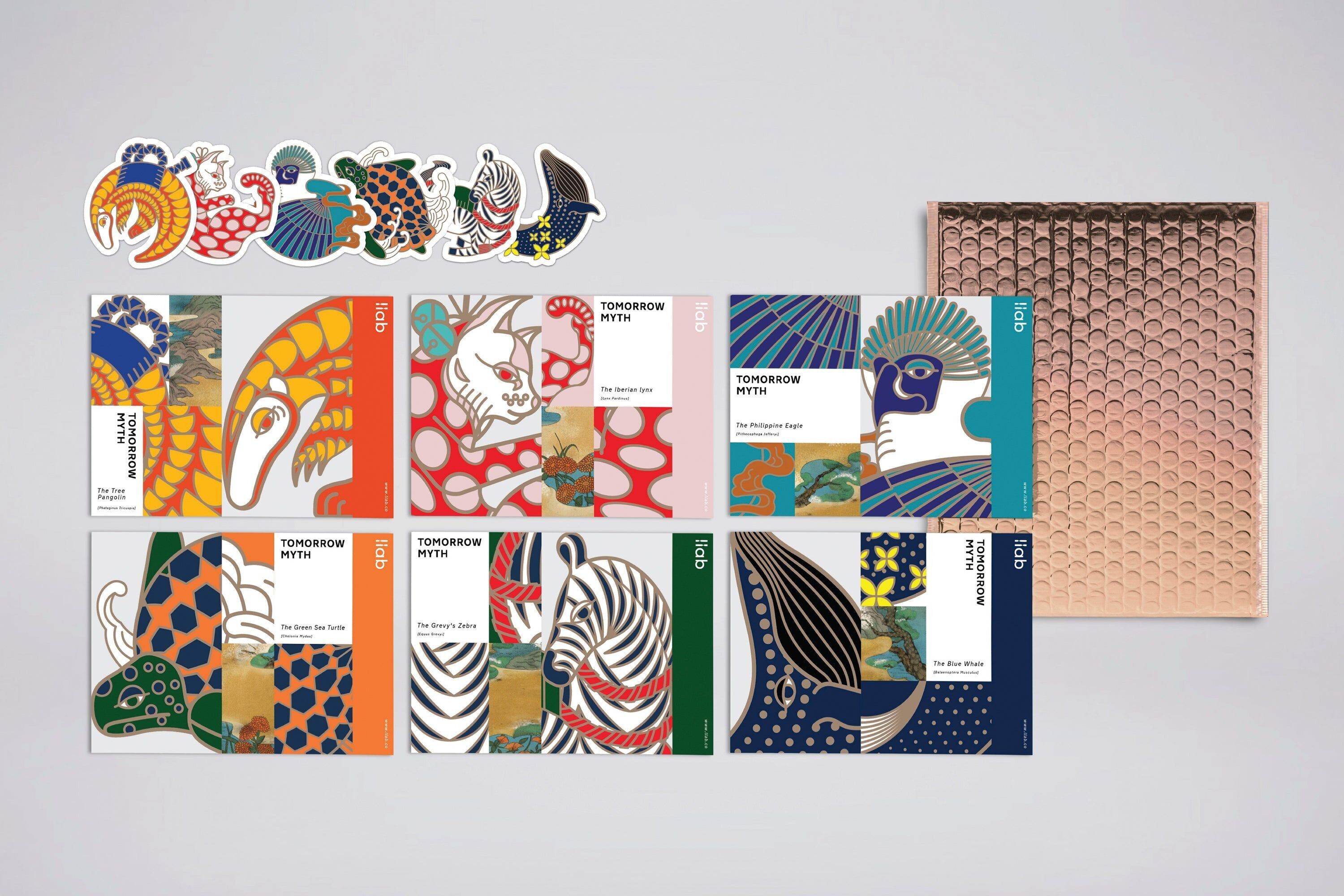 TOMORROW MYTH Sticker + Postkarten Sets