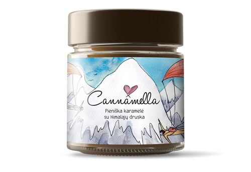Cannamella caramel sauce with Pink Himalayan Salt