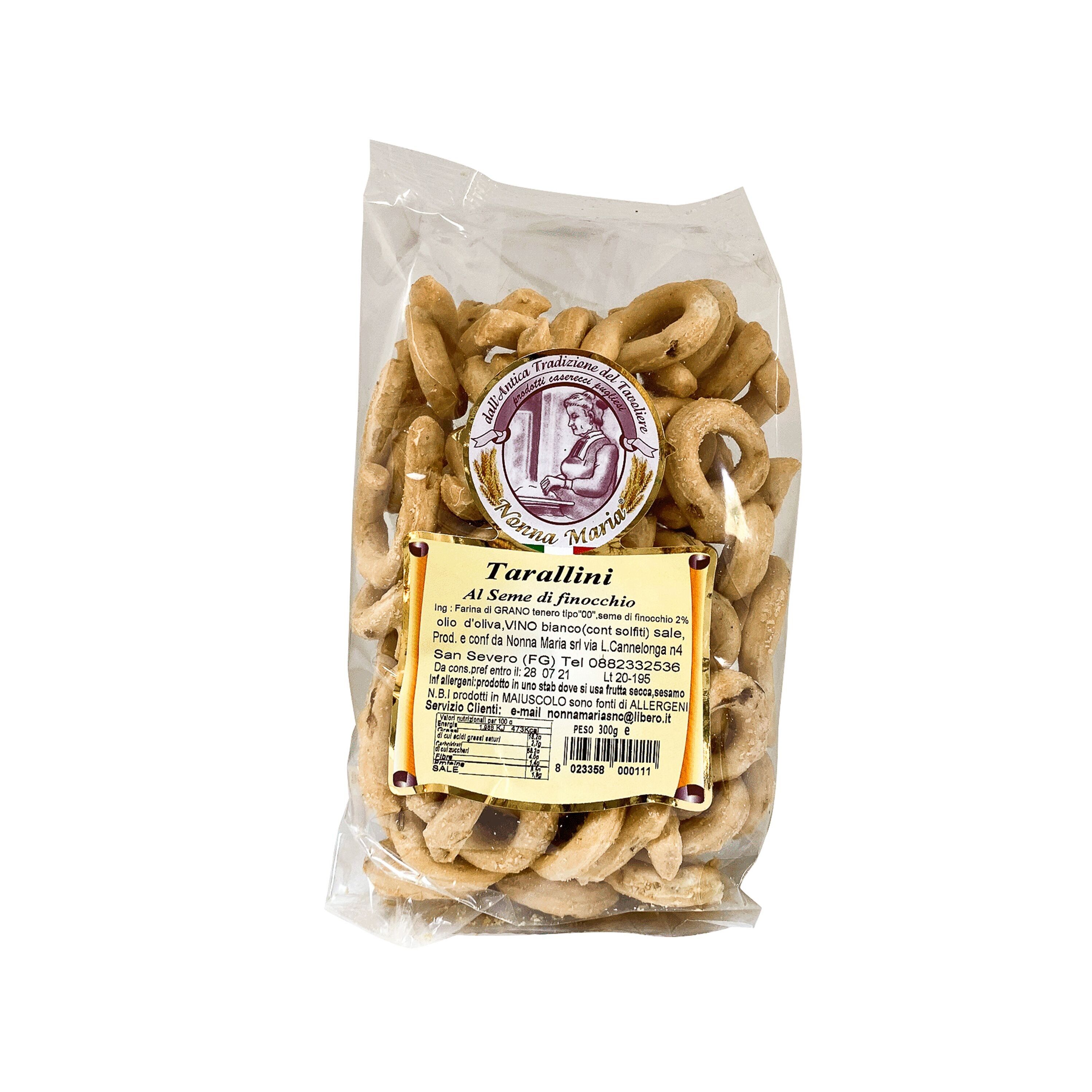 Aperitif biscuits - Fennel breadsticks (300g)