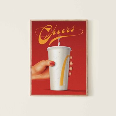 Affiche - Cheers - 30x40cm