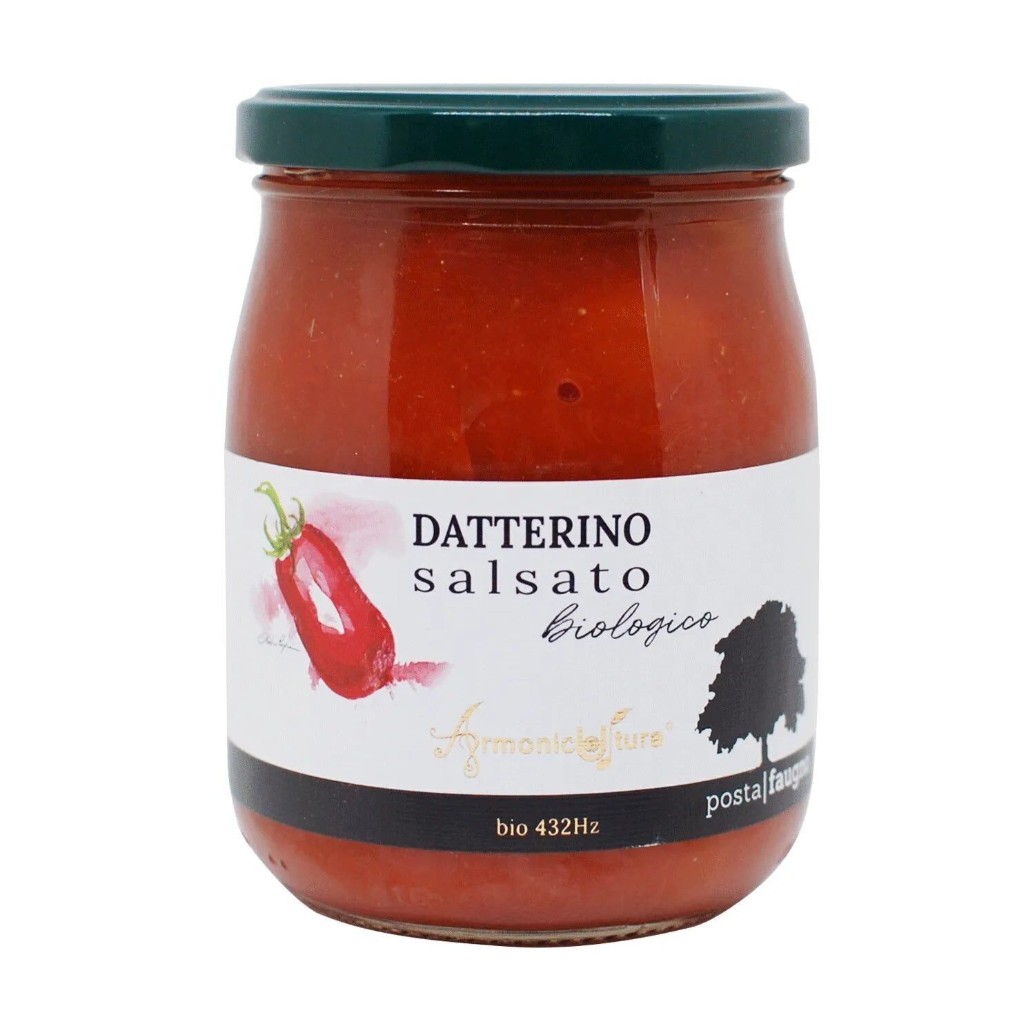 Pomodori datterino in salsa BIO (580ml)